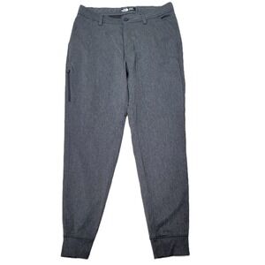 The North Face Mens Pants Jogger Style Size 32 Grey Nylon Blend Zip Pocket